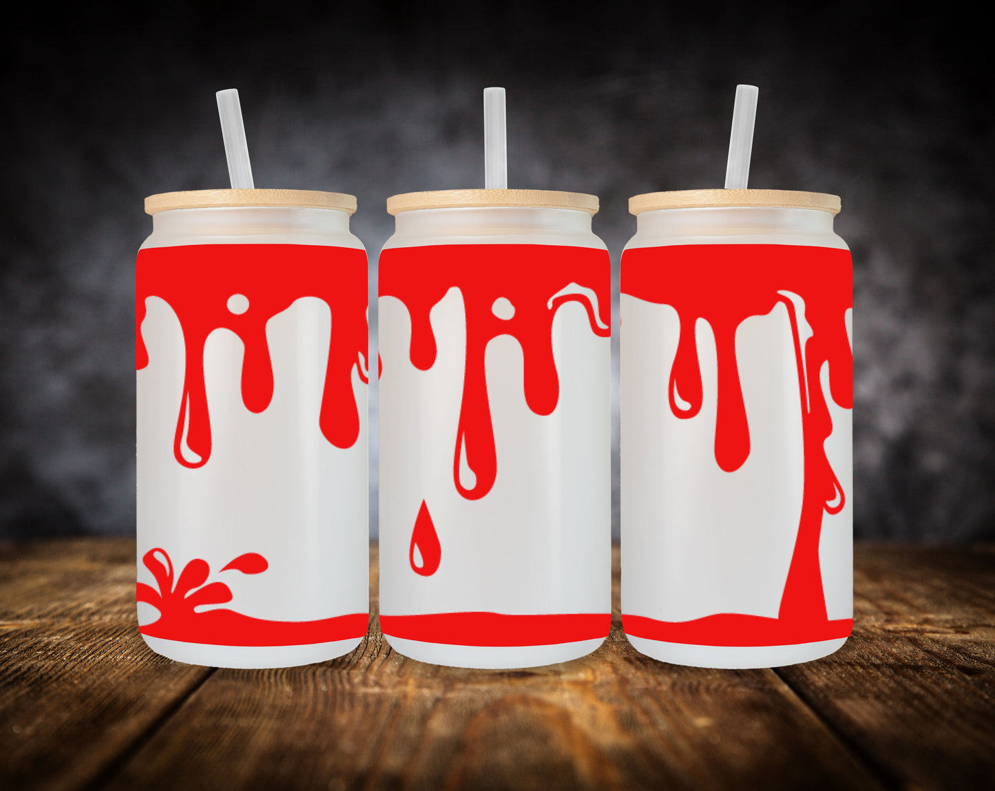 Glass Can-Blood Drip