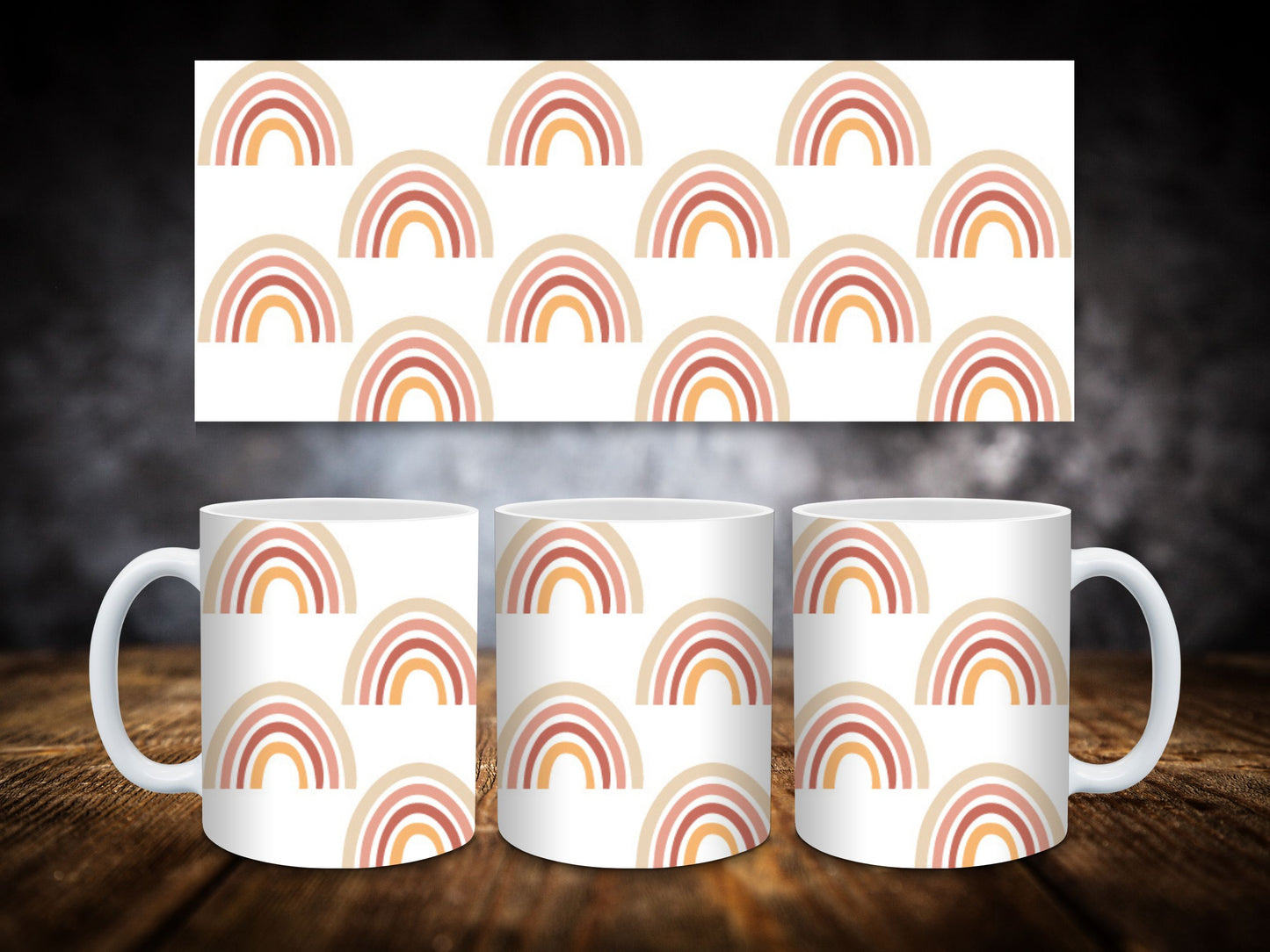 Coffee Mugs-Rainbows