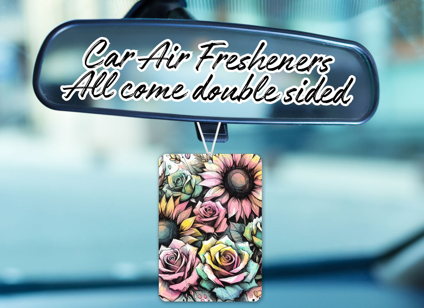 Car Air Fresheners-Flower Power