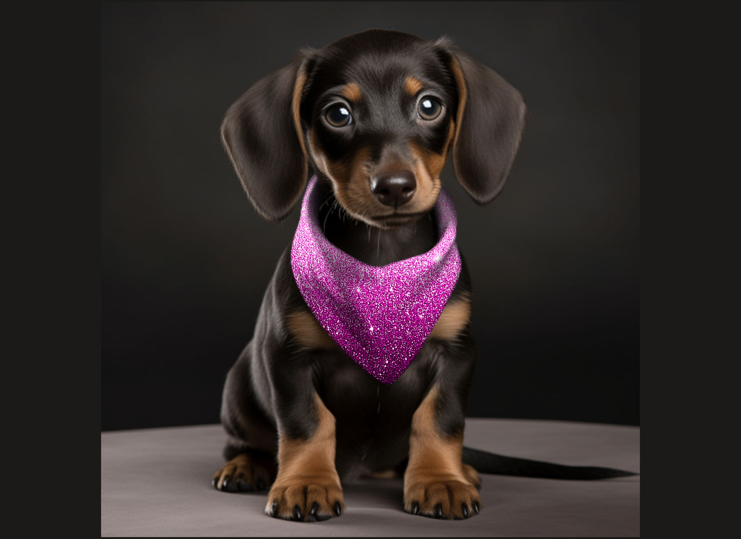 Dog Bandana-Ombre & Glitter Multi