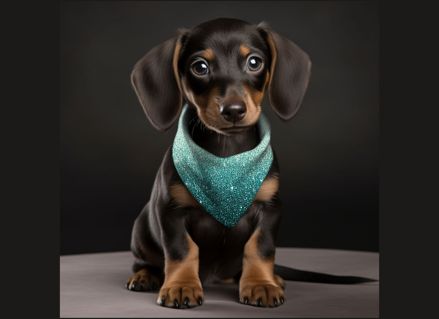 Dog Bandana-Ombre & Glitter Multi
