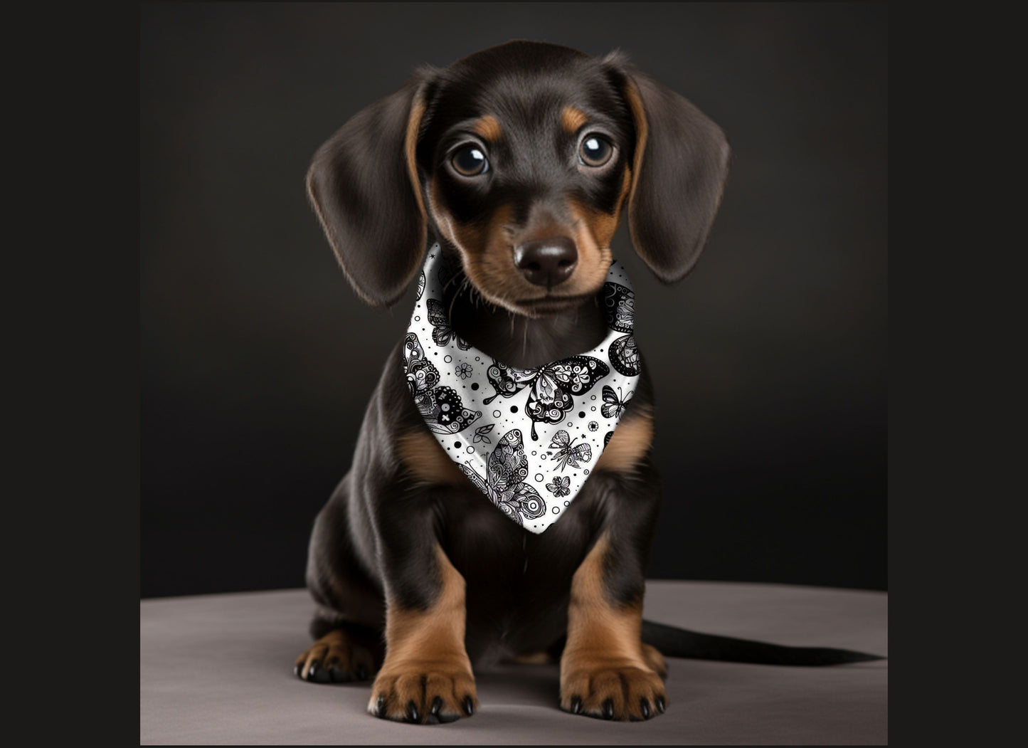 Dog Bandana-Butterflies Multi