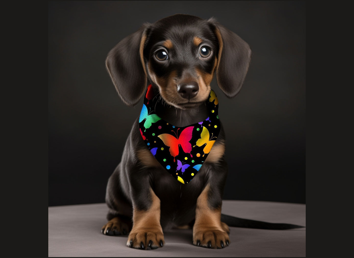 Dog Bandana-Butterflies Multi