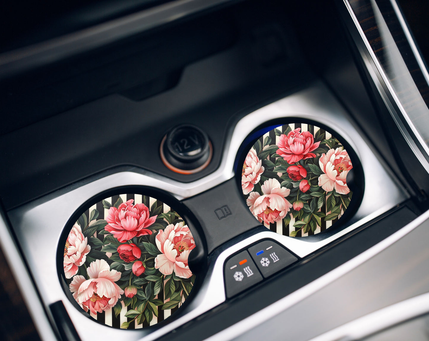Car Coasters- Spring Flowers