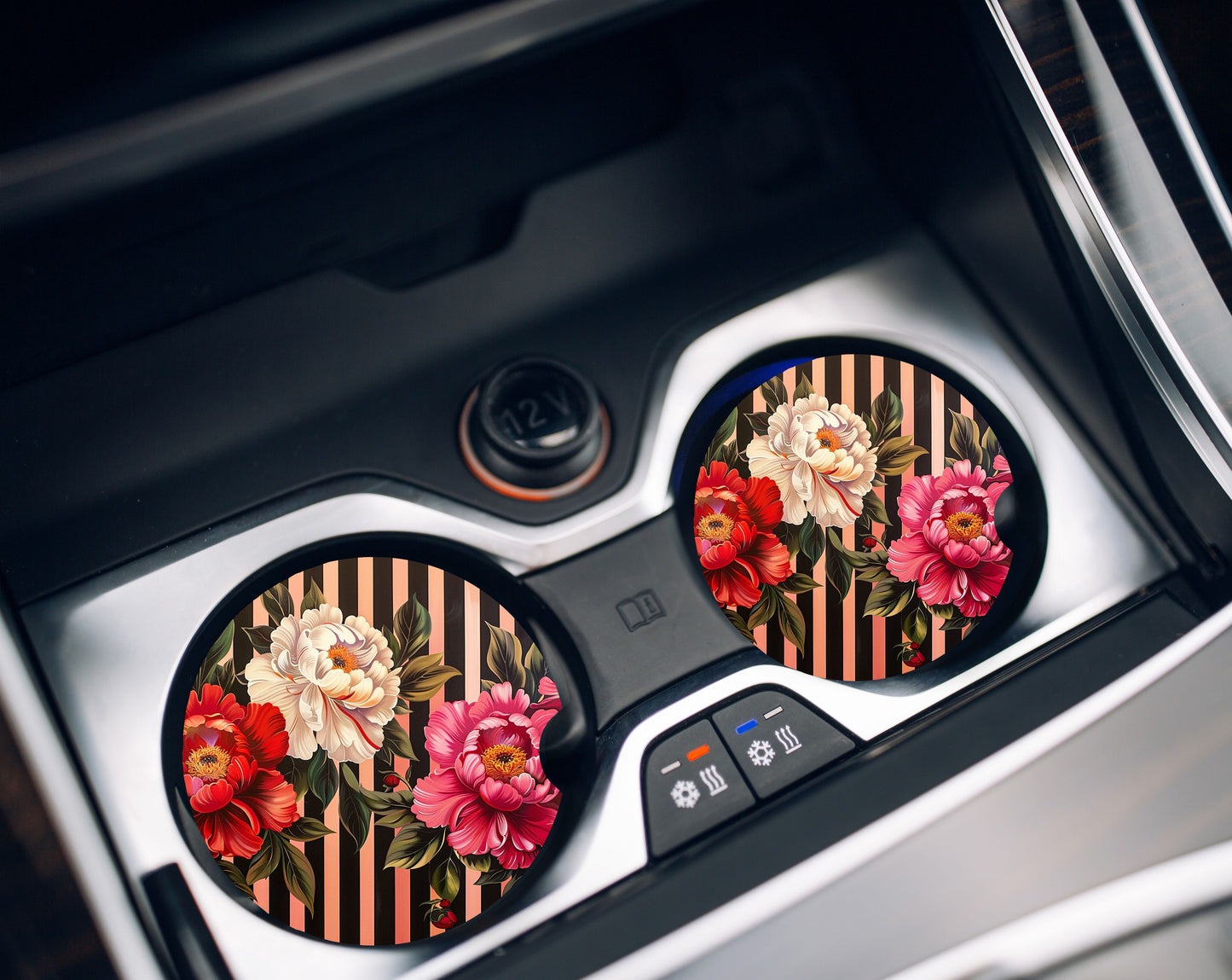 Car Coasters- Spring Flowers
