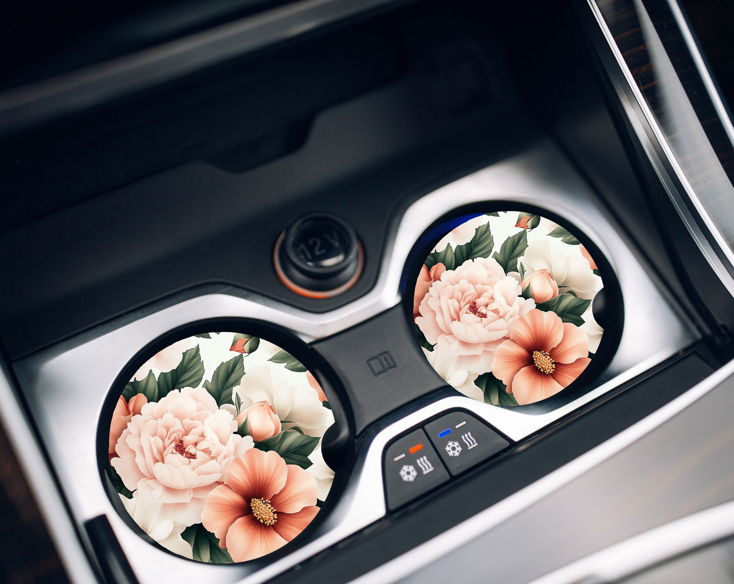 Car Coasters- Spring Flowers