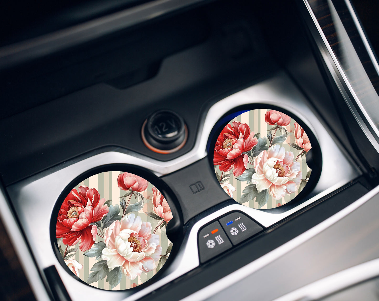 Car Coasters- Spring Flowers