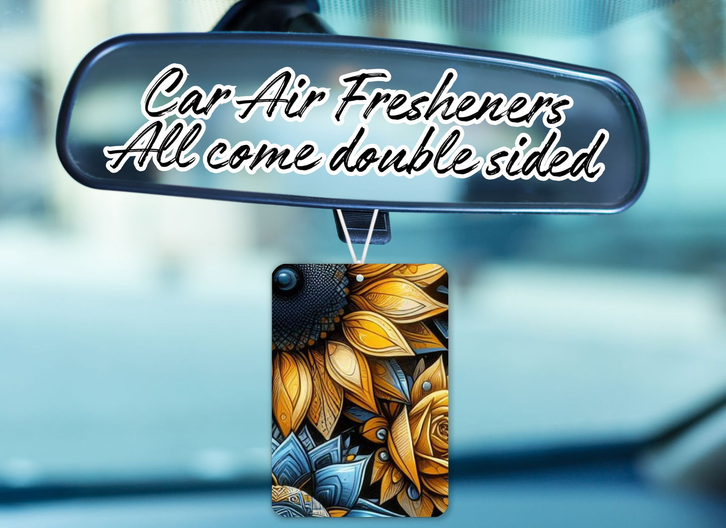 Car Air Fresheners-Flower Power