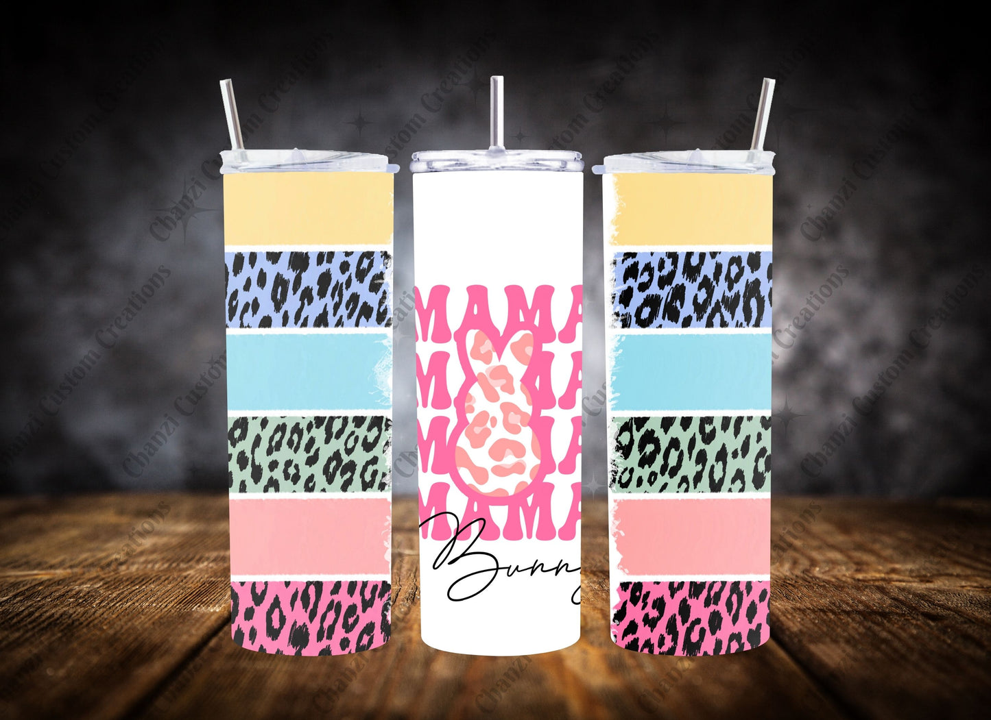 20oz Tumbler Mama Bunny
