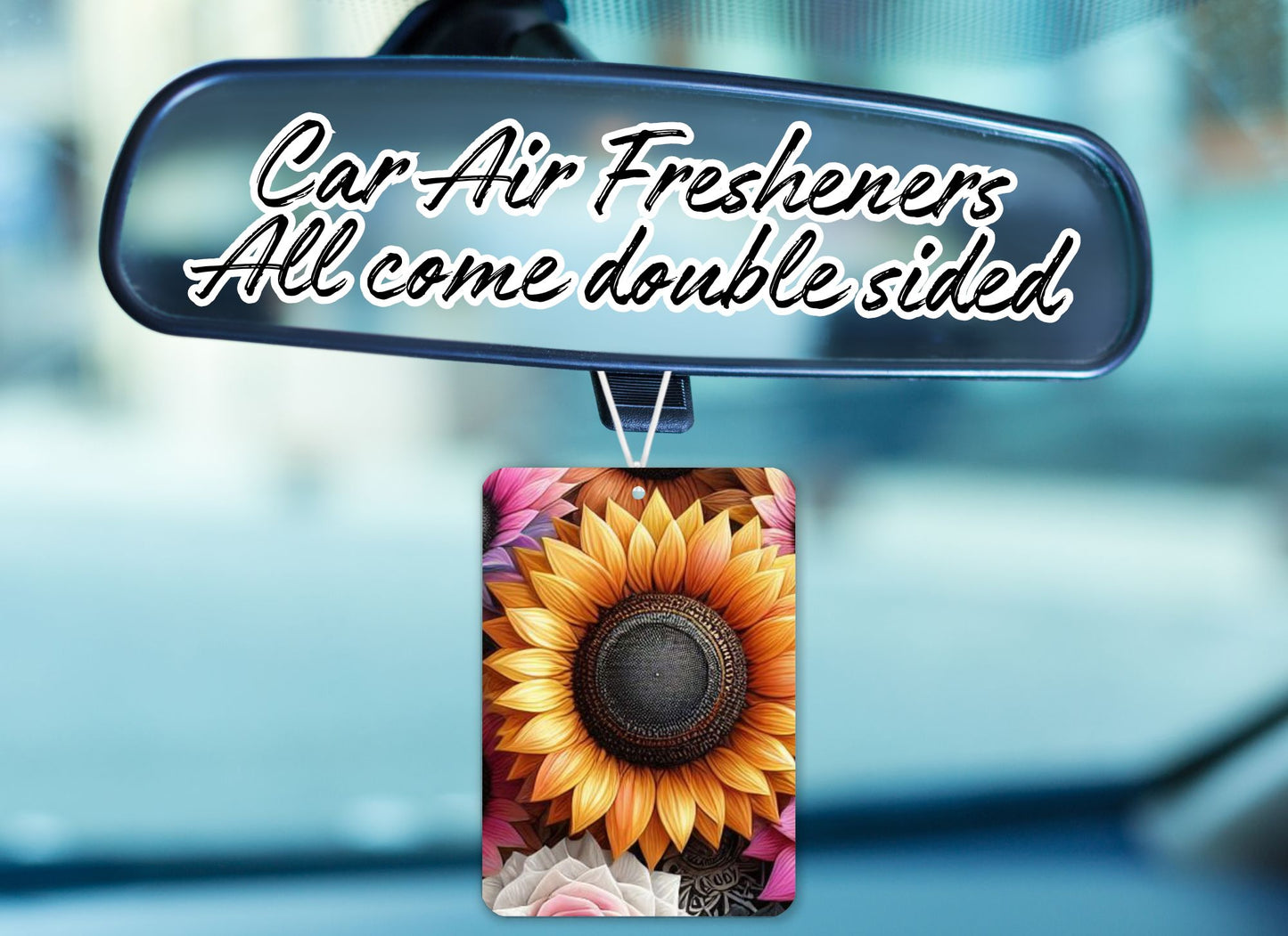 Car Air Fresheners-Flower Power