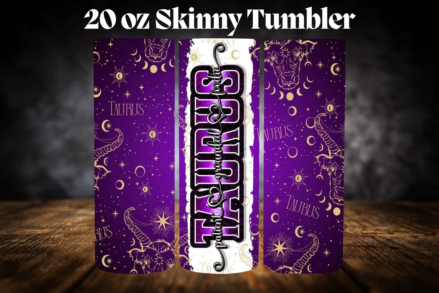 20oz Tumbler- Zodiac-Purple