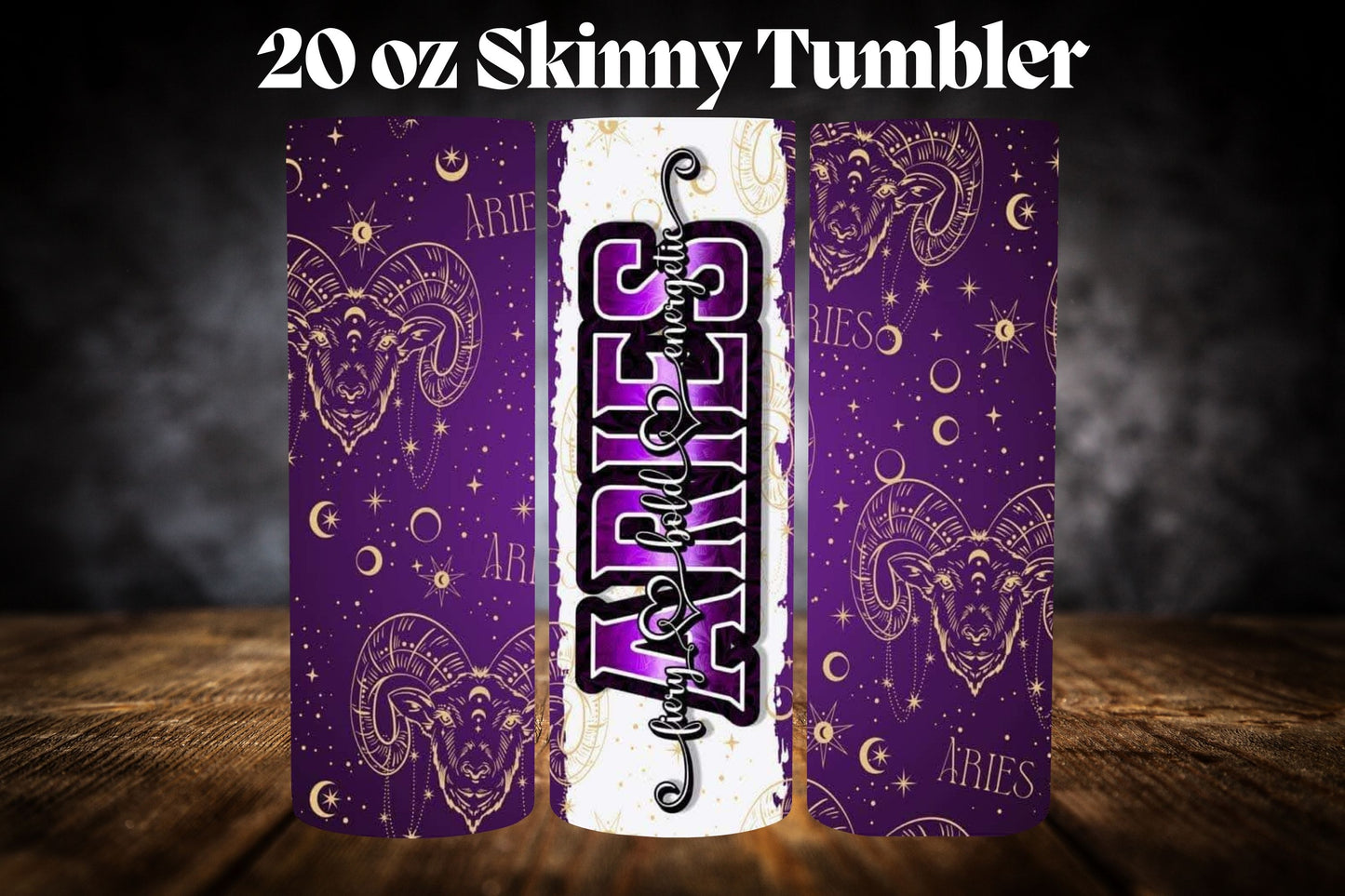 20oz Tumbler- Zodiac-Purple