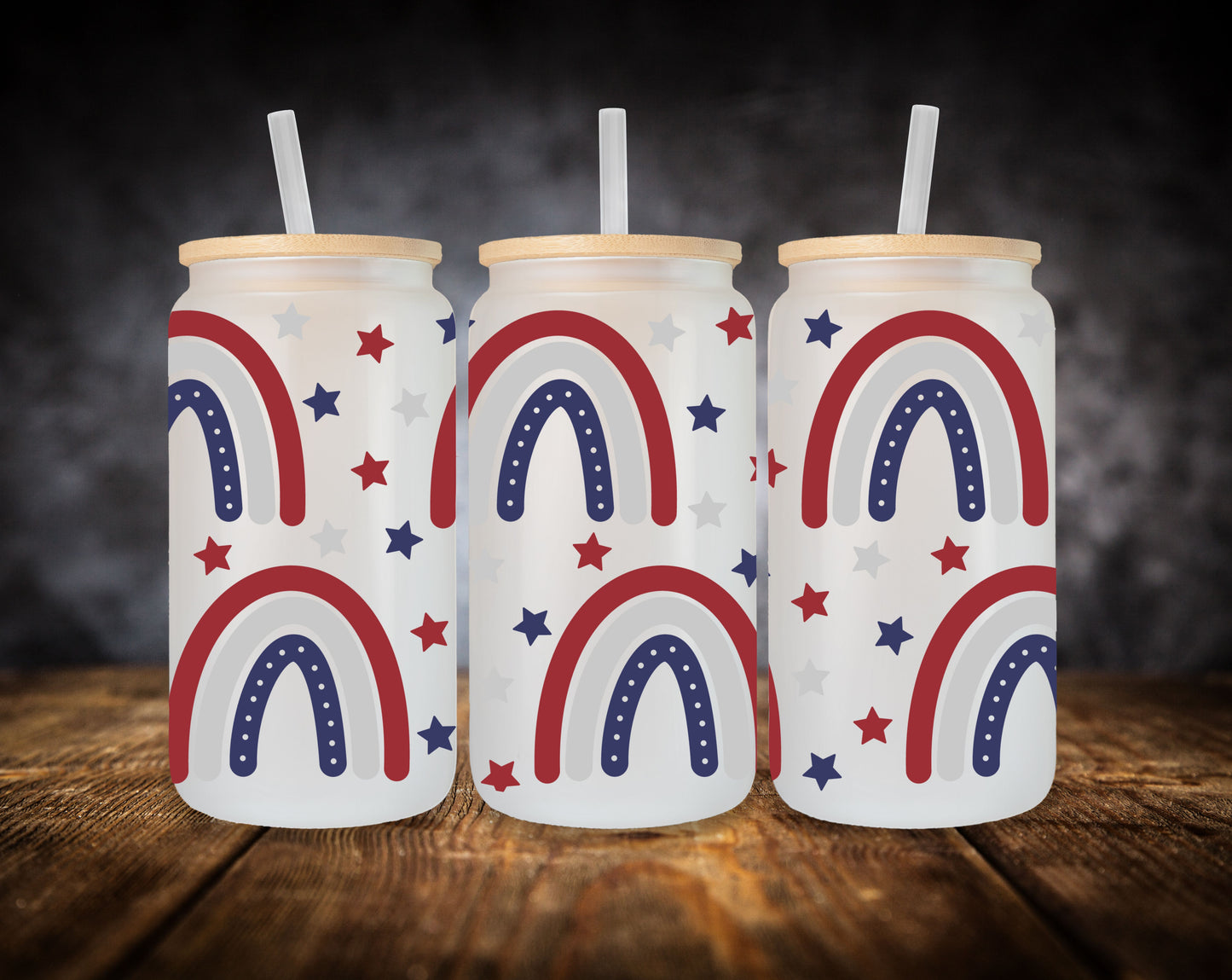 Glass Can-4th of July