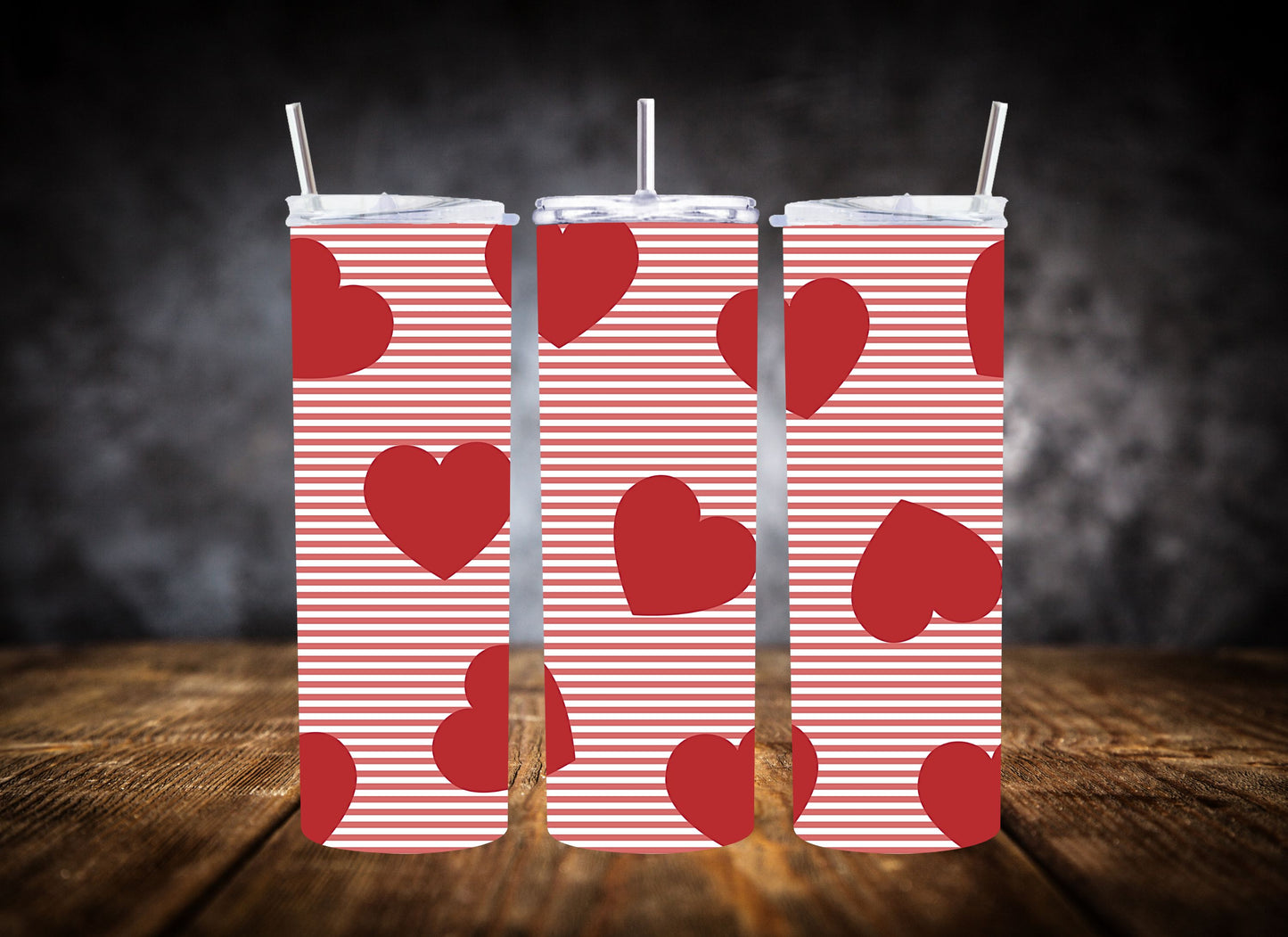 20oz Tumbler- Playful Hearts Collection