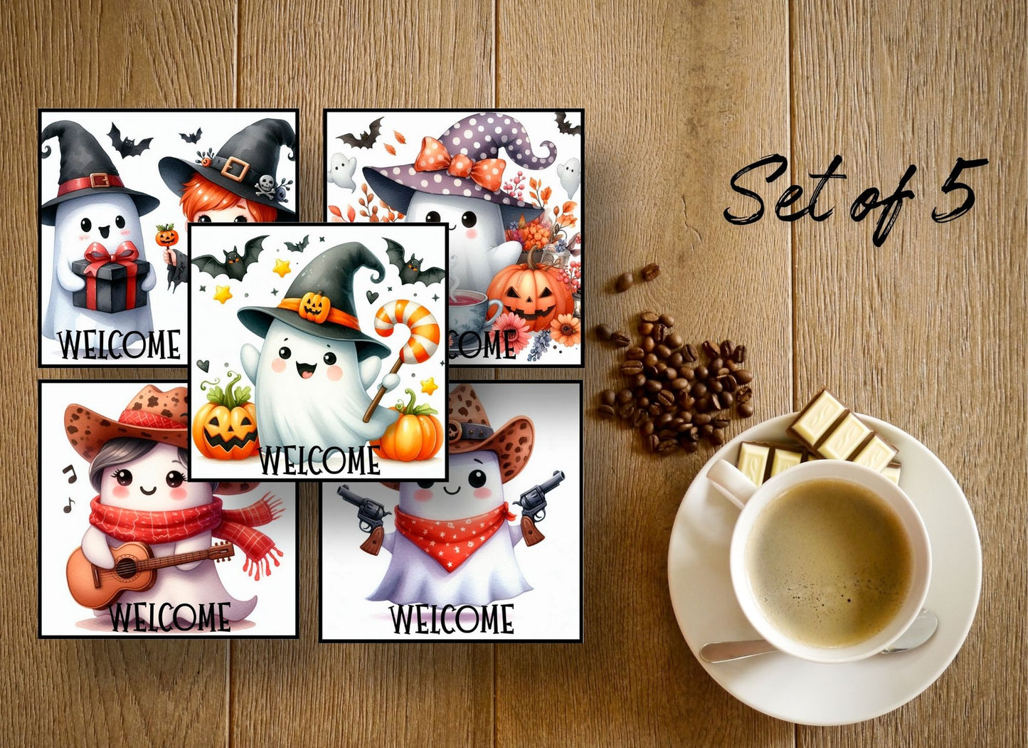 Drink Coasters- Halloween