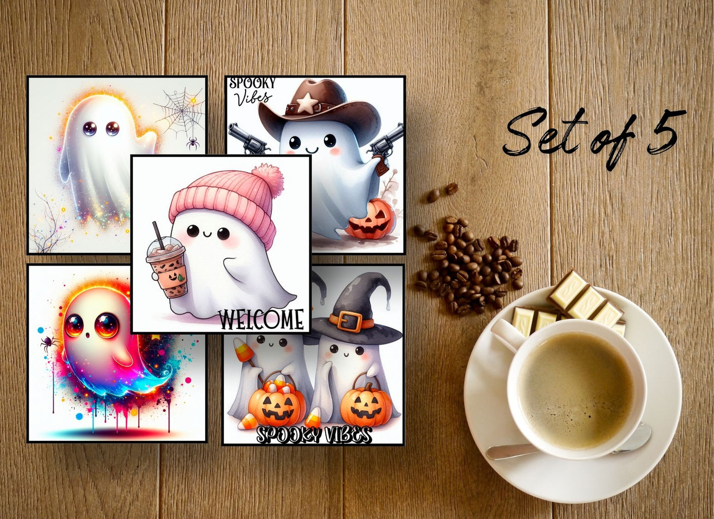 Drink Coasters- Halloween
