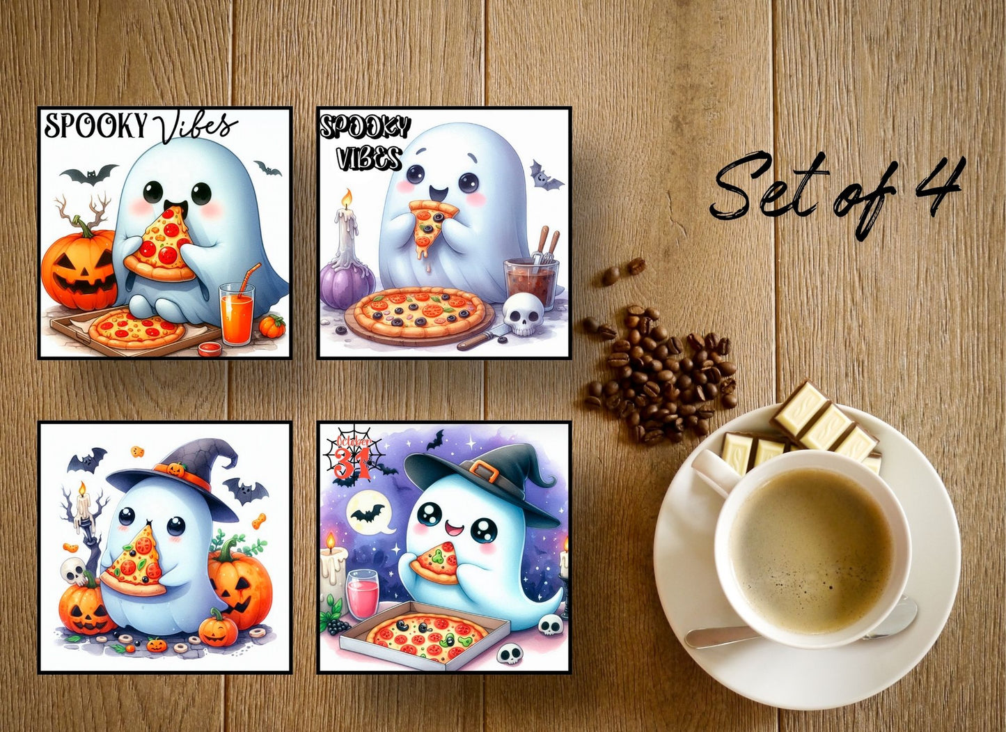 Drink Coasters- Halloween