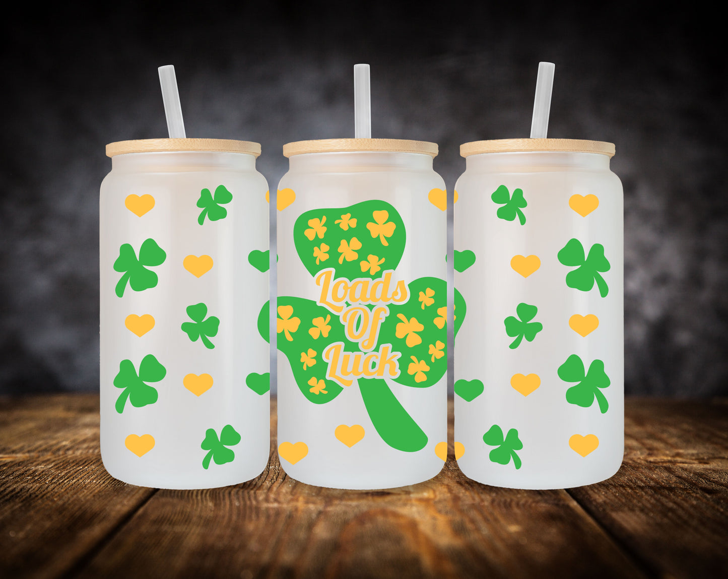Glass Can-St. Patrick's Day