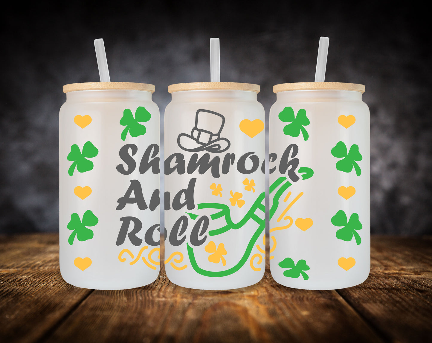 Glass Can-St. Patrick's Day
