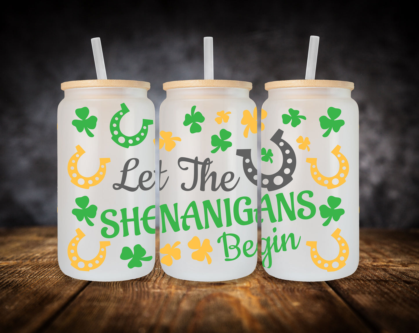 Glass Can-St. Patrick's Day