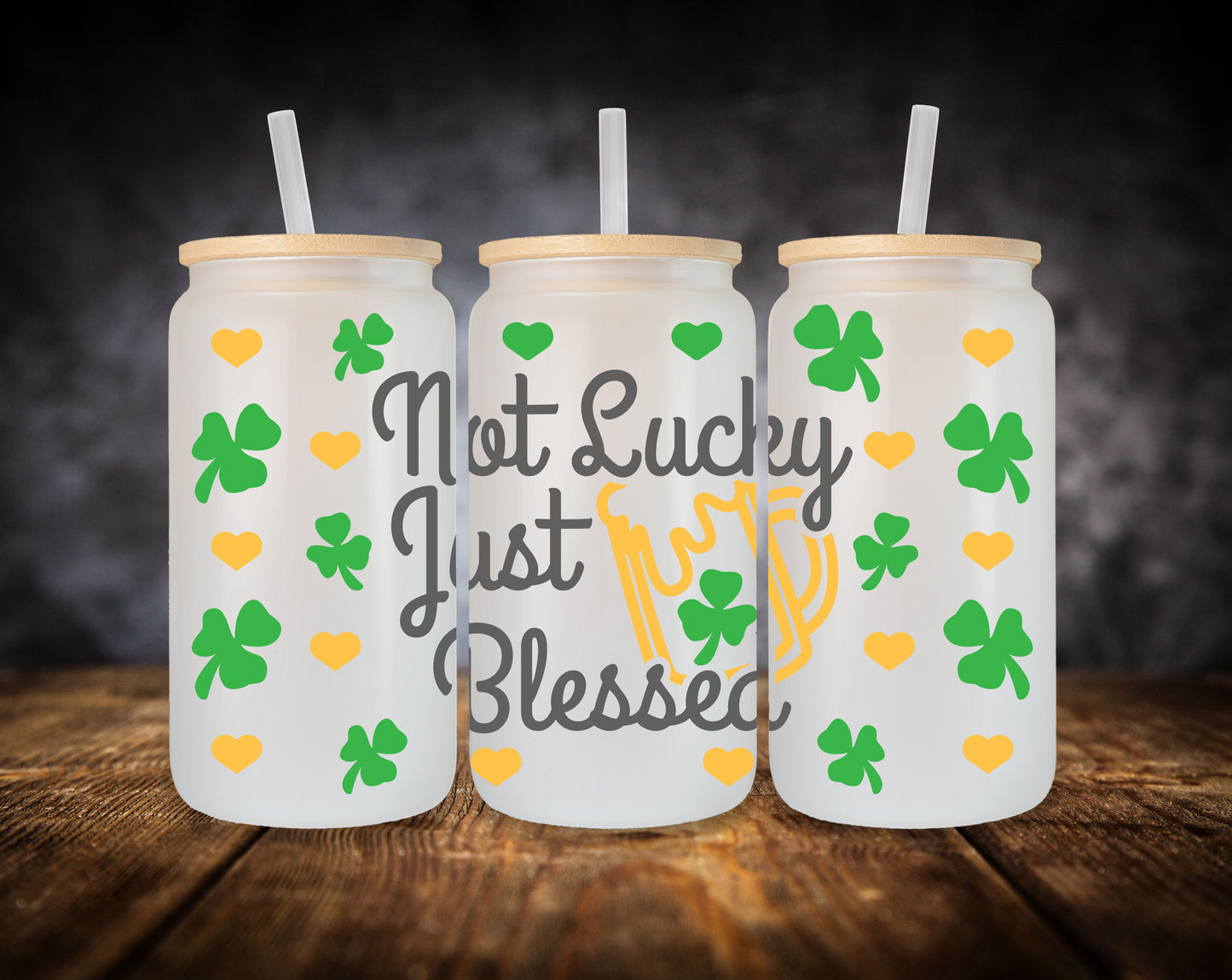 Glass Can-St. Patrick's Day