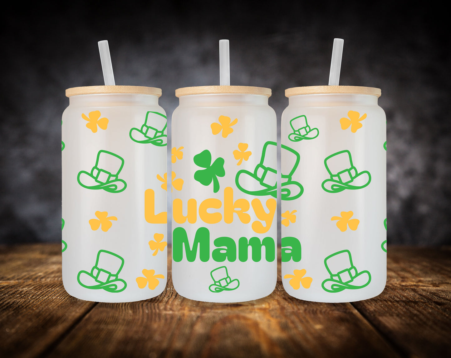 Glass Can-St. Patrick's Day