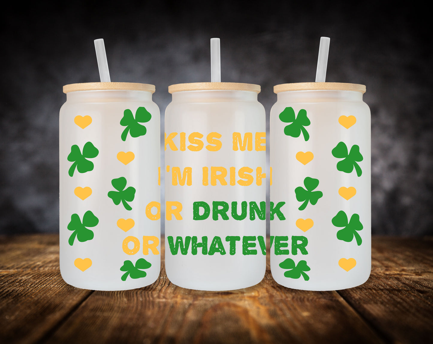 Glass Can-St. Patrick's Day