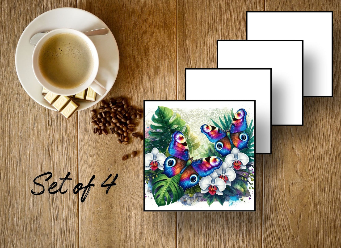 Drink Coasters- Butterflies