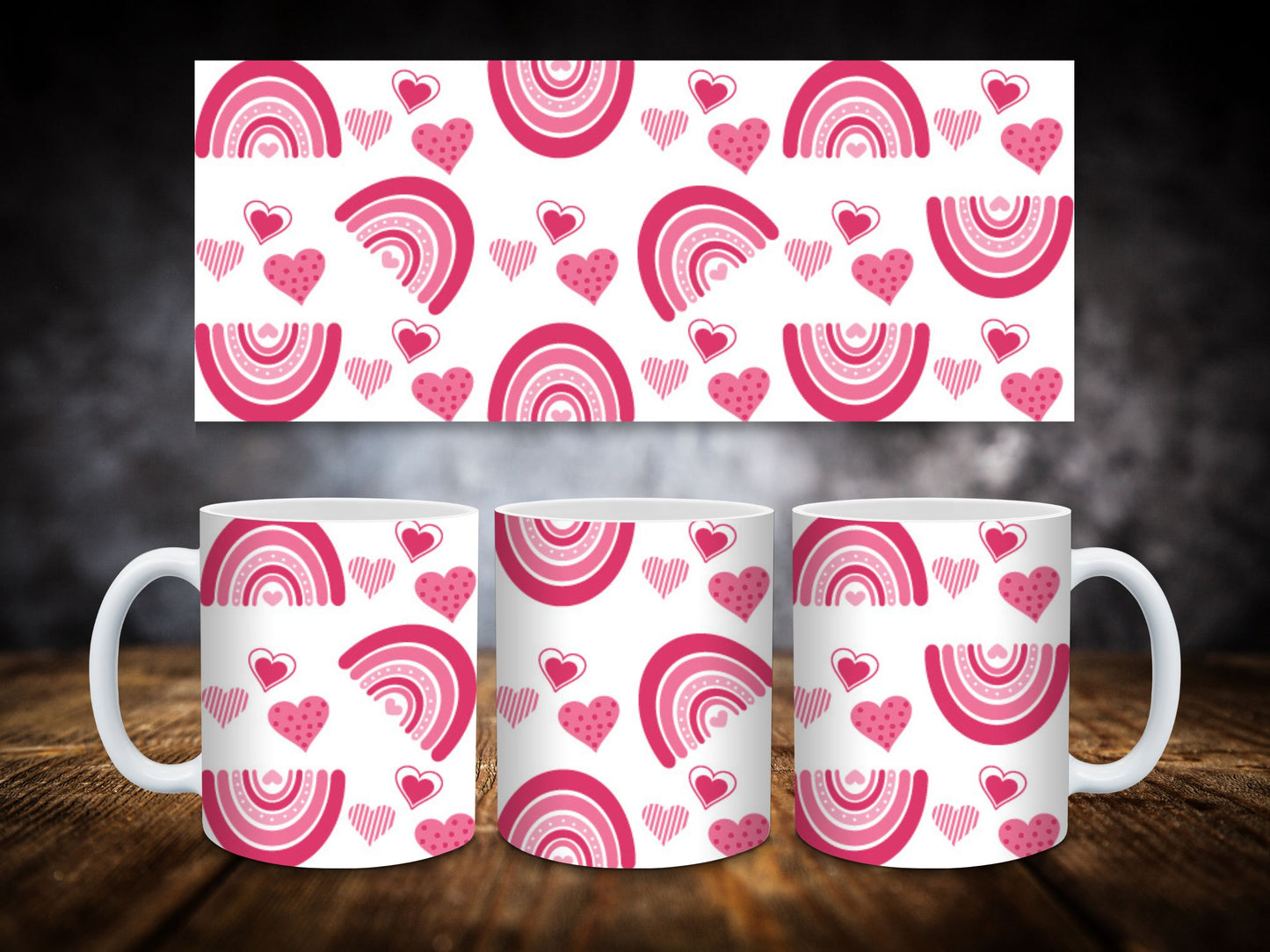Coffee Mugs-Rainbows