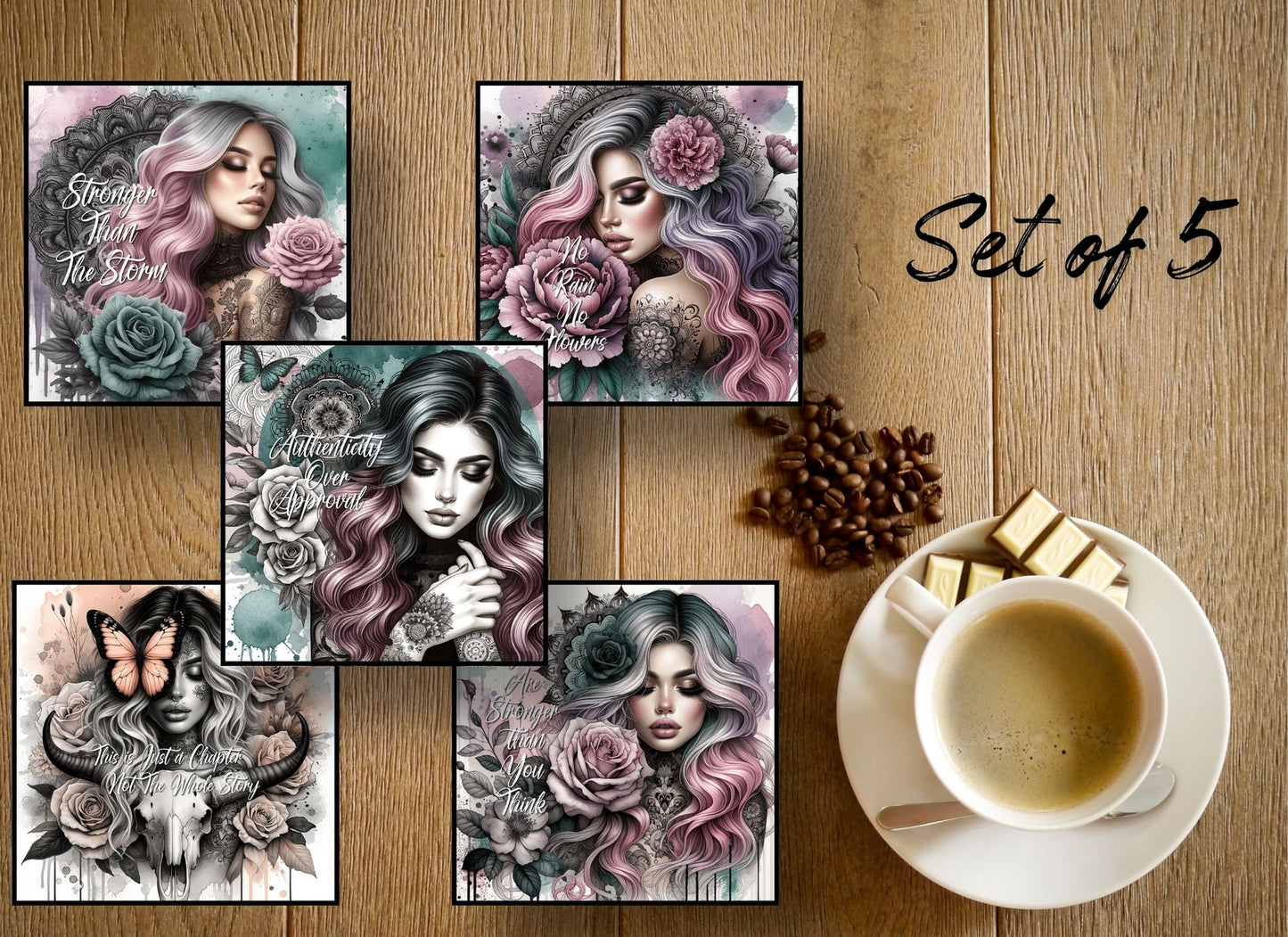 Drink Coasters- Woman Affirmations