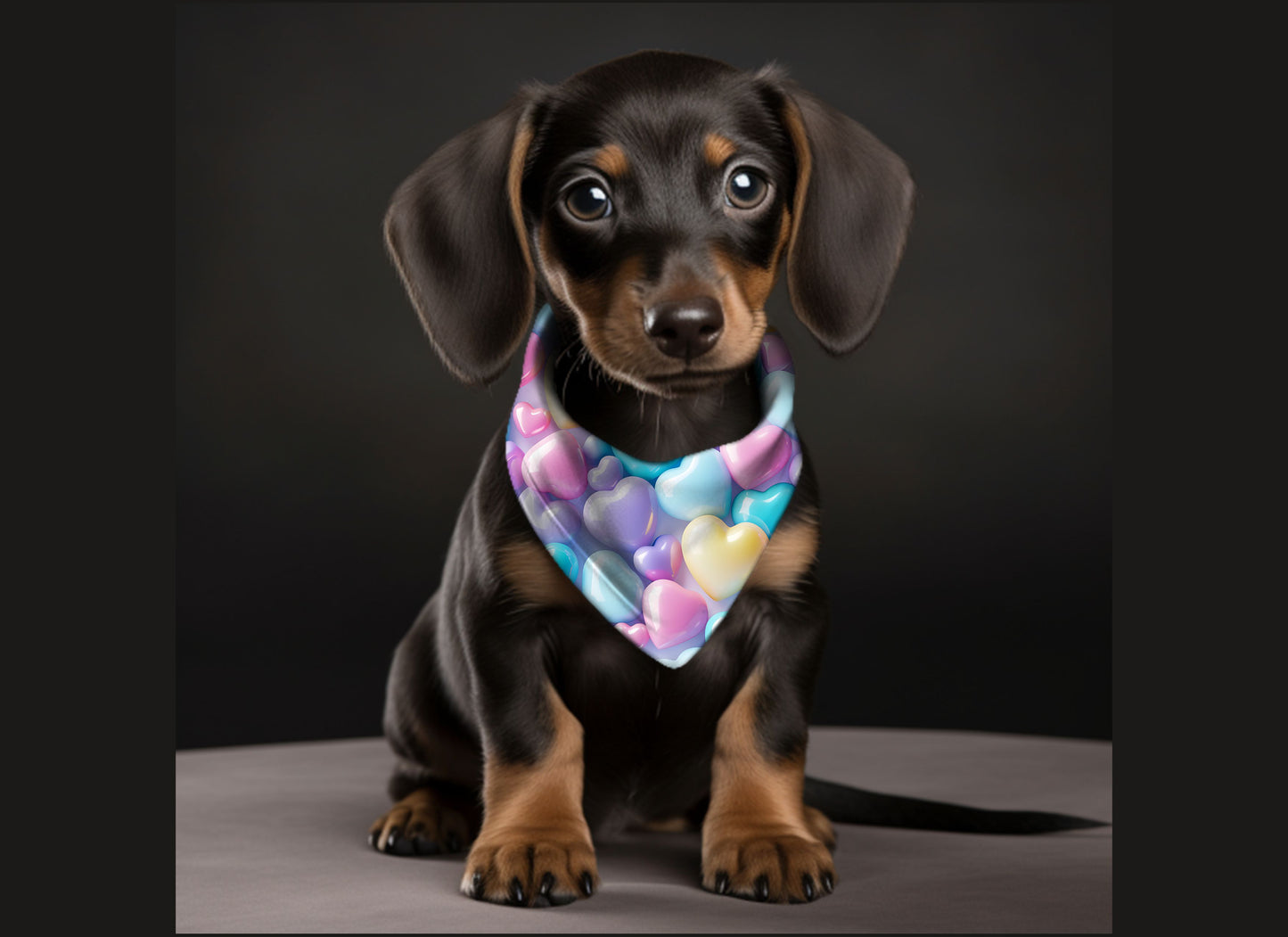 Dog Bandana-Total Eclipse Of The Heart Multi