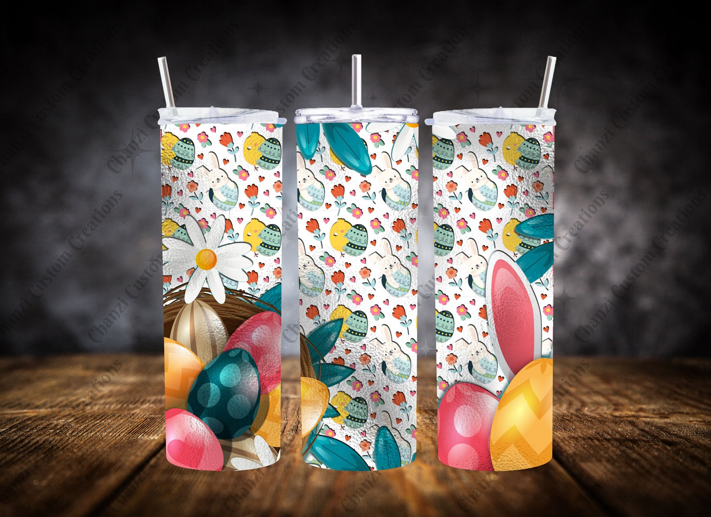 20oz Tumbler Fancy Easter Eggs