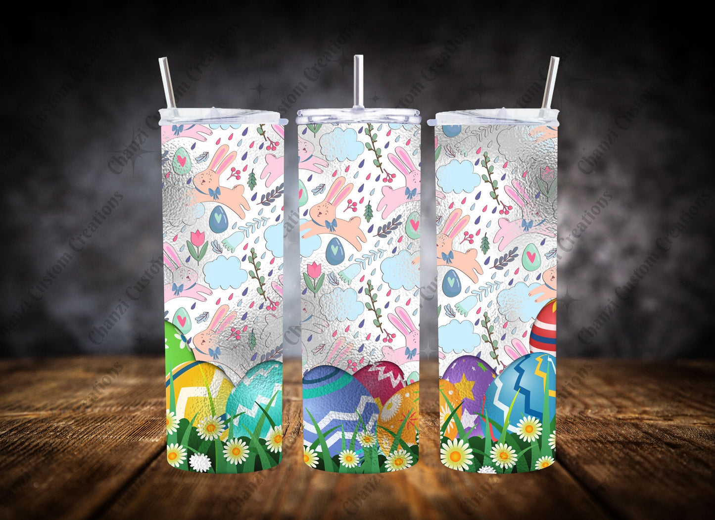 20oz Tumbler Fancy Easter Eggs