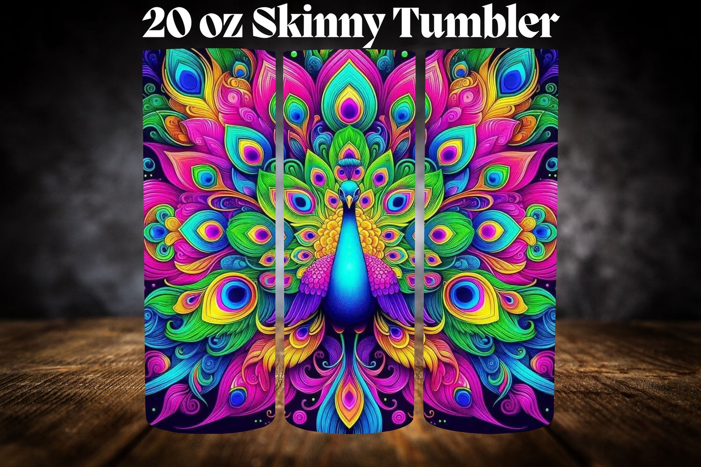 20oz Tumbler- Peacock Collection