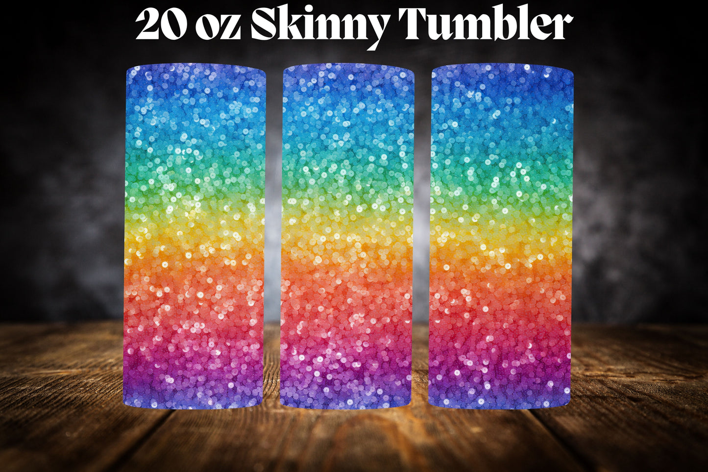20oz Tumblers- Glitter Sparkle Collection