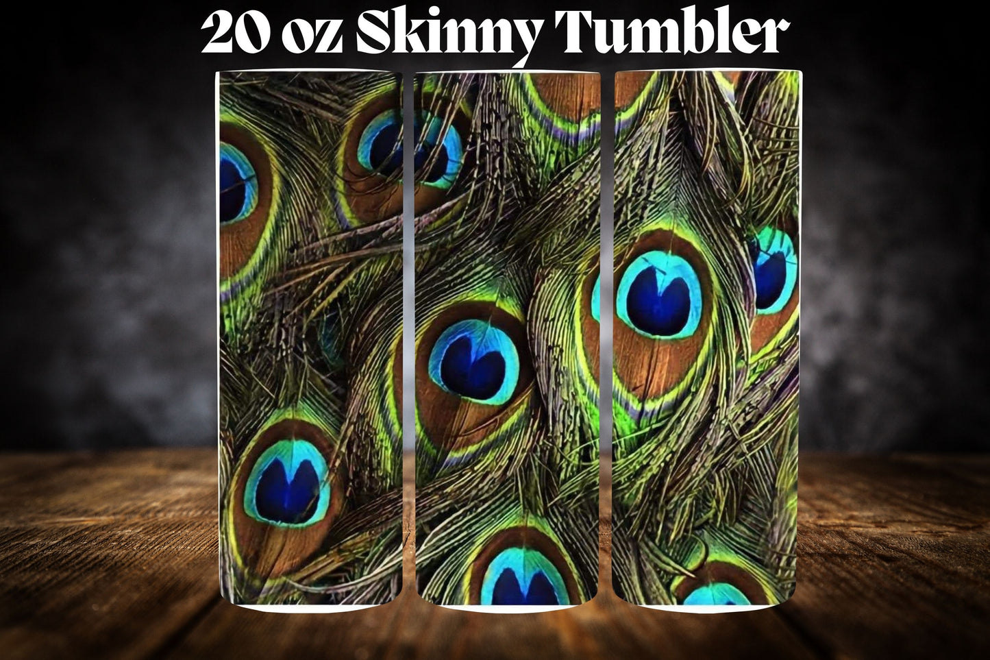 20oz Tumbler- Peacock Collection