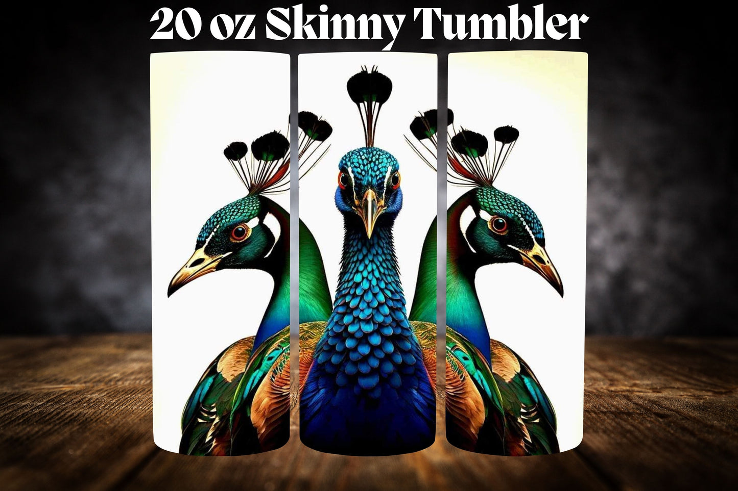 20oz Tumbler- Peacock Collection