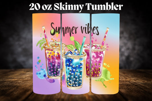 20oz Tumbler- Summer Vibes