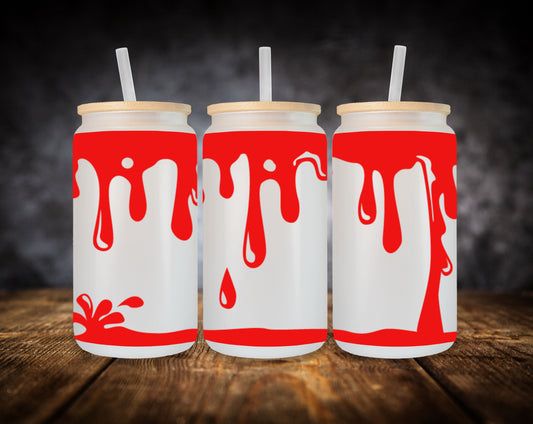 Glass Can-Blood Drip