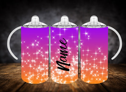 Sippy Cup- Ombre Sparkle W/Name