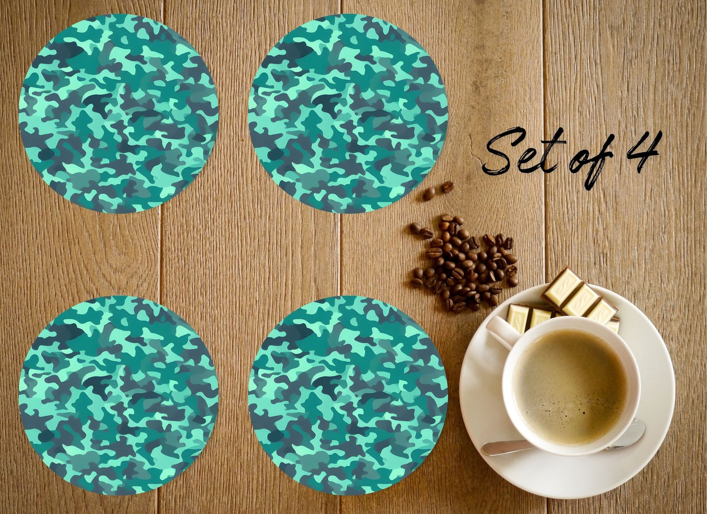 Drink Coaster- Army Print