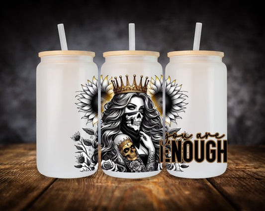Glass Can- Girl With Crown