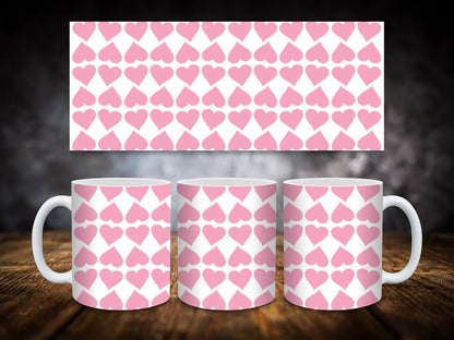 Coffee Mugs-Hearts Themed