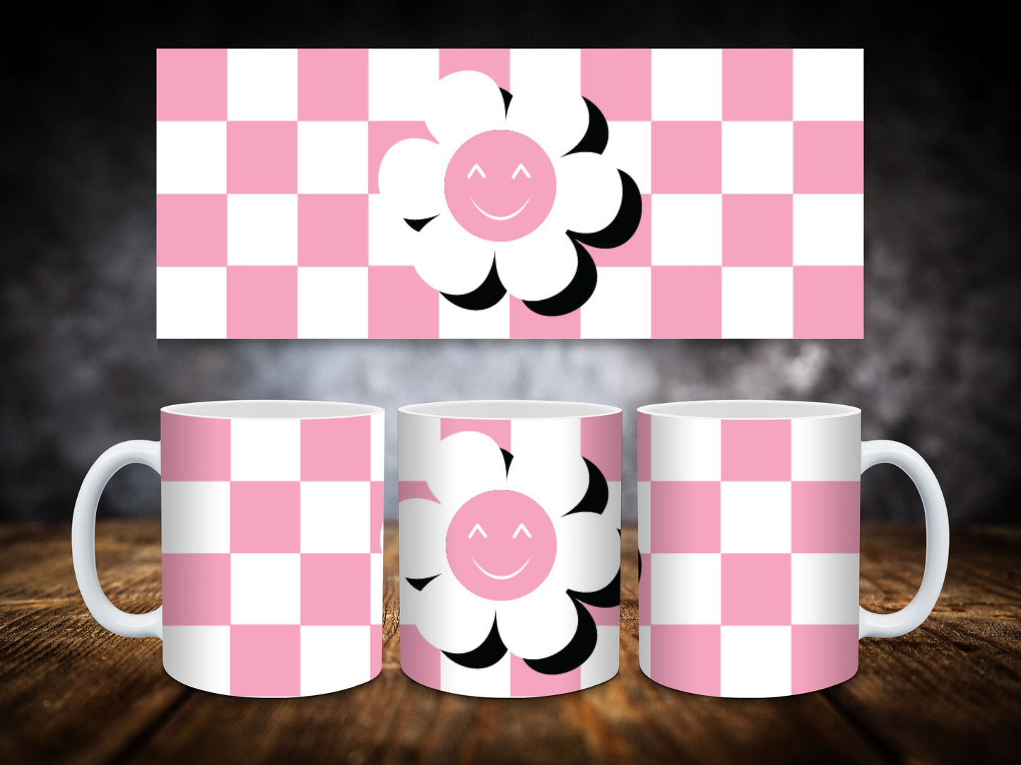 Coffee Mug-Checkered