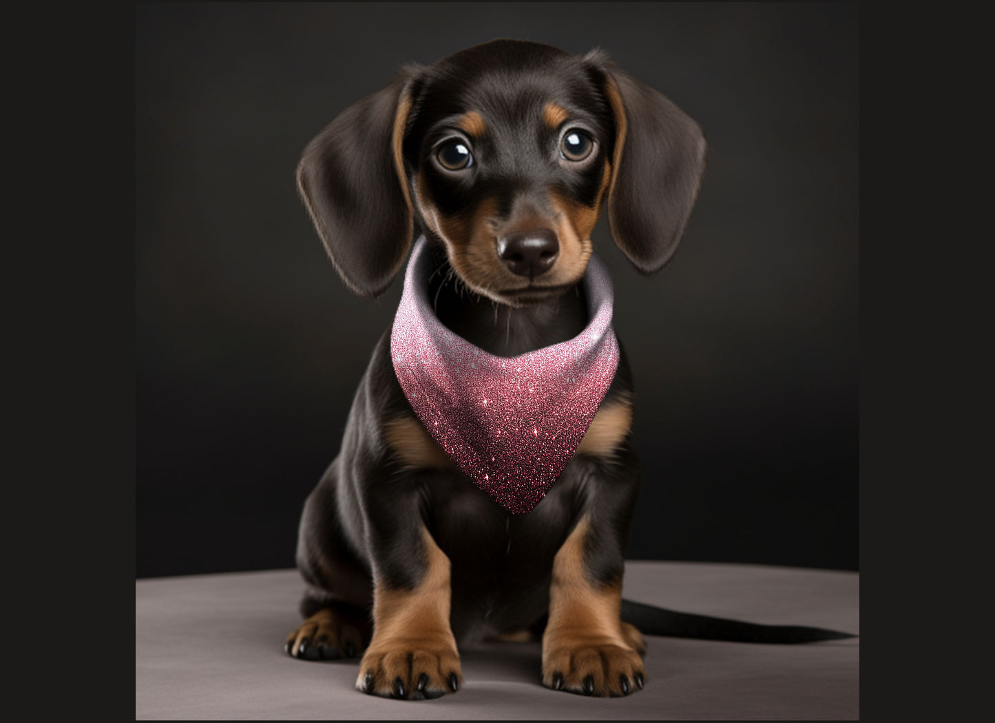 Dog Bandana-Ombre & Glitter Multi