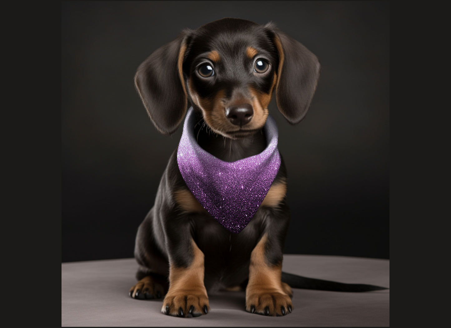 Dog Bandana-Ombre & Glitter Multi