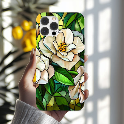 iPhone Case Stained Glass Flowers
