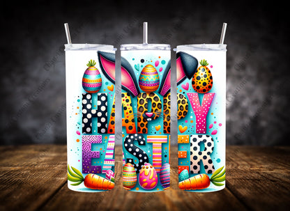 20oz Tumbler Happy Easter