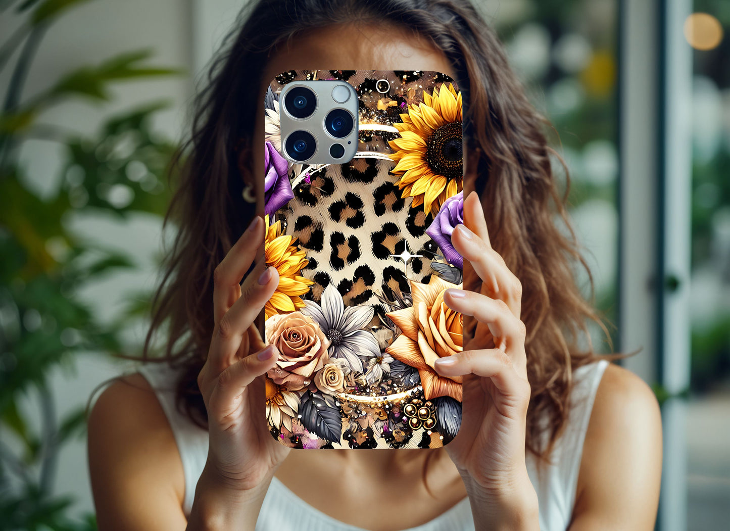 Funda para iPhone con estampado animal