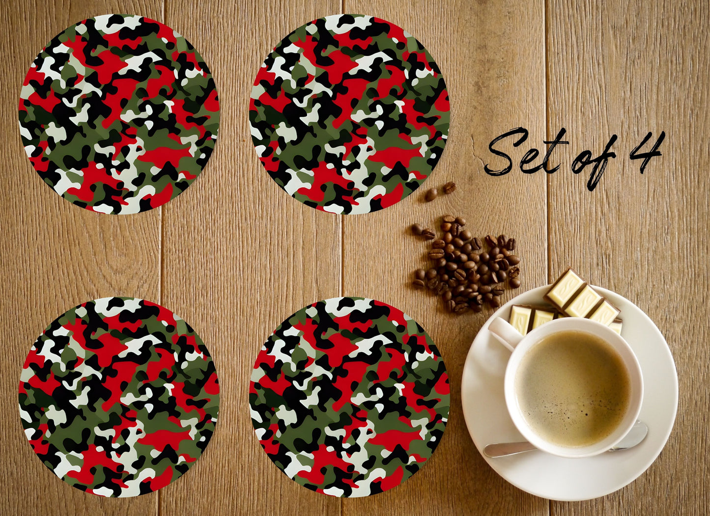 Drink Coaster- Army Print